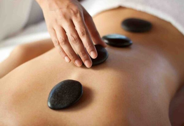 warm stone massage